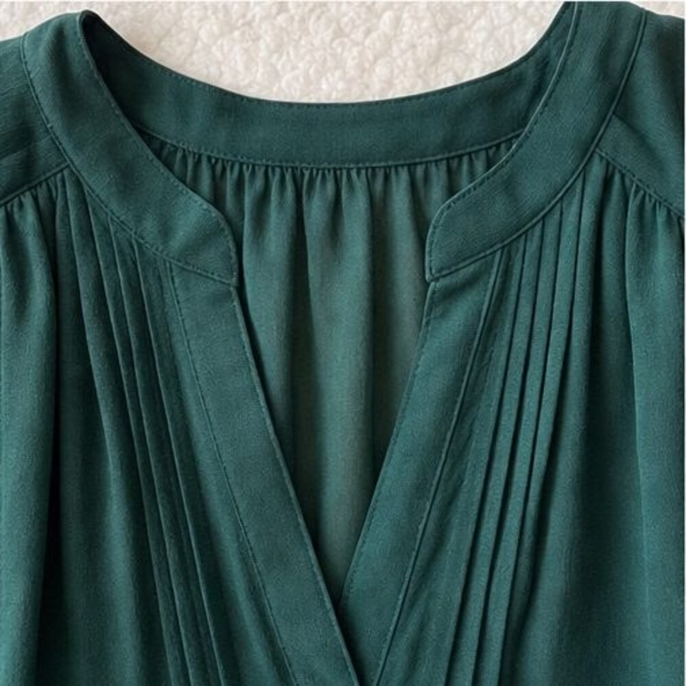 Blue Peplum Top - Picture 4 of 6